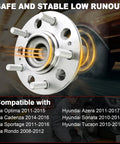 Product image of Pair Rear Wheel Bearing Hub Assembly Direct Fit For Optima 2011 2015 Cadenza 2011 2016 Sportage 2011 2016 Rondo