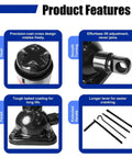 Features of the 2 Ton Spiral Car Jack With Telescoping Handle, Swivel Top Mechanical Bottle Jack, 7.08 to 15.35 Inch Lift