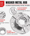 Washing Machine Hub Kit For Top Loaders With TB123A Spanner Wrench Fit For Whirlpool Maytag And Kenmore OEM Style Hub Replacement No Fuss Easy Install And Precise Fit, metal hub close-up