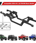 Beefed-Up Universal LCG Carbon Fiber Chassis Frame Kit For 1/18 TRX4M Defender Bronco K10 F150 RC Cars Upgrade Part overview