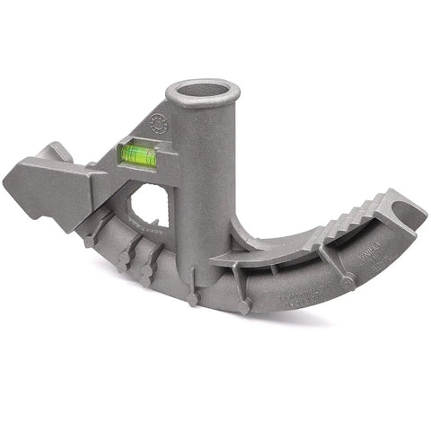 Aluminum Die Cast Conduit Bender Tool for Three Quarters Inch EMT and One Half Inch Rigid Pipe with built-in level gauge