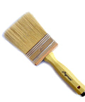 Dope 3 Inch Block Stain Brush For Deck And Fence Staining Thick Flat Paint Brush With Soft Bristle Blend and yellow handle