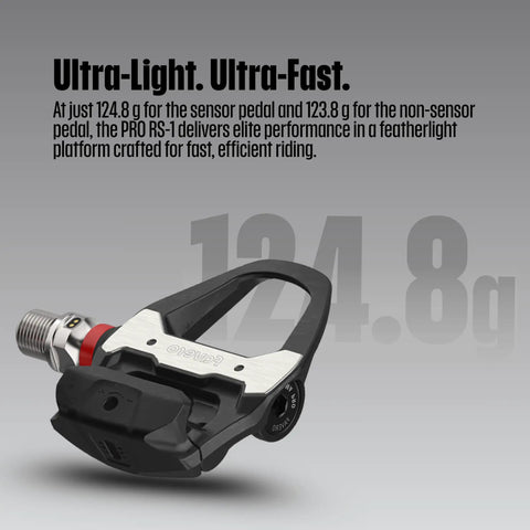 Assioma Pro RS-1 Beefed-Up Power Meter Pedals Bundle With sleek lightweight pedal design on display