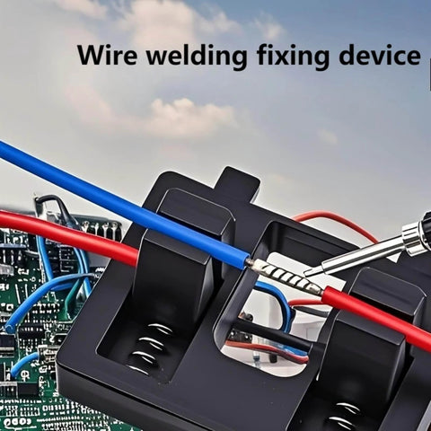 Compact Hands Free Welding Fixture Stand With Electrode Holder For MIG TIG And Spot Welding Keeps Wires Locked And Aligned
