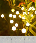 10 Pack Solar Garden Lights Outdoor Upgraded Swaying Waterproof Lights With Flexible Copper Wires illuminating garden plants