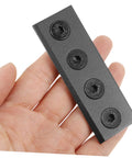 Barn Door Hardware Kit With Track And Connecting Brace For Sliding Gate System Metal Joint Plate And Smooth Rail Connector