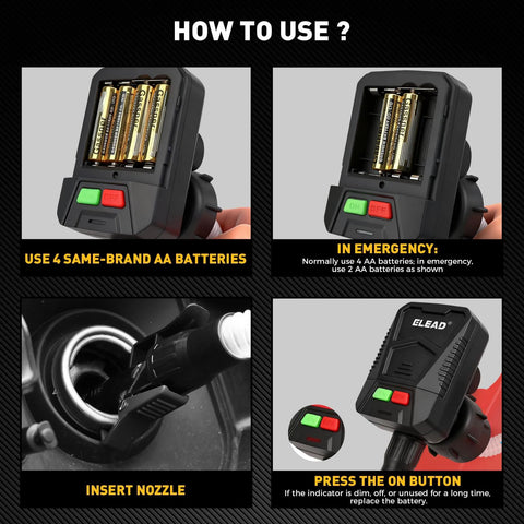 Battery Powered Fuel Transfer Pump No Spill Portable Gas Can Siphon Pump With Auto Stop Safety 3.2 GPM For Gas Diesel Oil