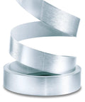 Brushed Aluminum Edge Banding One And A Half Inch Wide By Twenty Five Foot Long Flexible Non Glued PVC Veneer Trim Coiled View