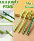 Majiang Themed Gift Set With Panda Bamboo Sticky Notes And Pens 24 Self Adhesive Notepads In White And Green Chinoiserie Design