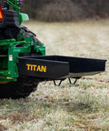 3 Point 10 Cu Ft Dump Box For Category 1 Tractors With Quick Hitch Compatibility And Rear Self Dumping Hopper Heavy Duty