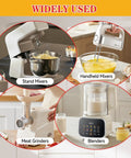 Food Grade Grease For Stand Mixers, Premium Lubricant That Reduces Noise And Wear, Extends Machine Life, Keeps Your Stand Mixer Running Smoothly, Includes Applicator Stick And Brush, 120g for stand mixers, hand mixers, meat grinders and blenders