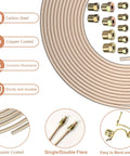 Heavy Duty Three Sixteenth Inch Copper Coated Brake Line Replacement Kit with alloy steel tubing, nuts, unions, corrosion-resistant fittings