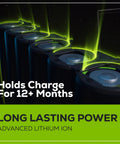 Advanced lithium ion battery for 24V 13 Inch Brushless Cordless Lawn Mower With 4.0Ah Battery And Charger, holds charge 12+ months