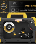 Ultimate 160A MIG Welder Kit for Professionals and Hobbyists showing wire feed mechanism and controls for precision welding.
