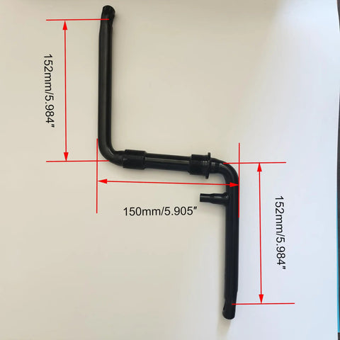 One Piece Black Crankarm Set For Bikes Wide One Piece Crank To Crank Assembly Kit 152mm Arm Length One Piece Crank Set