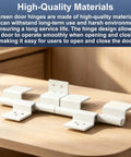 Heavy Duty Beefed Up RV Door Friction Hinges Compatible With Lippert Entry Doors For 5th Wheel Travel Trailers And Motorhomes Road Ready Camper Replacement Hardware With Slick Smooth Swap All Weather Tough displayed on wood surface.