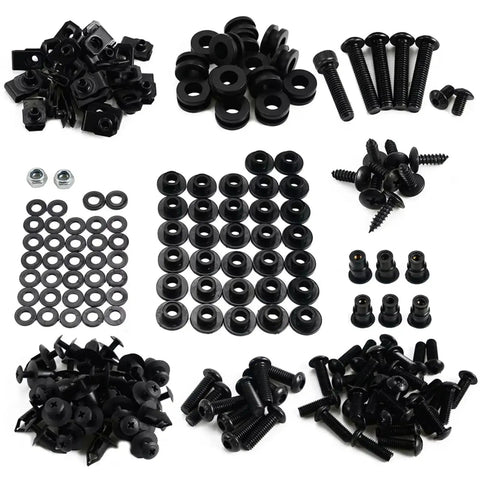 Beefed Up Motorcycle Bolt Kit And Screw Set For YZF R6 Fairing 2006 2007 Weather Resistant Stainless Steel Screws And Nuts Assortment