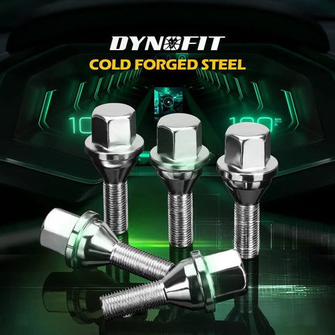 Top Shelf 20 Pcs Slick Chrome Lug Bolts For Jeep And Dodge Wheel Setup Compatible With Renegade Compass Cherokee Aluminum Rims 12X1.25 Thread 19Mm Hex Socket Upgrade, cold forged steel bolts