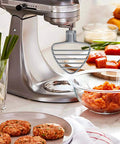Flat Beater Attachment For 4.5 To 5 Quart Tilt Head Stand Mixers Replacement Pastry Beater for creamy batters with ingredients