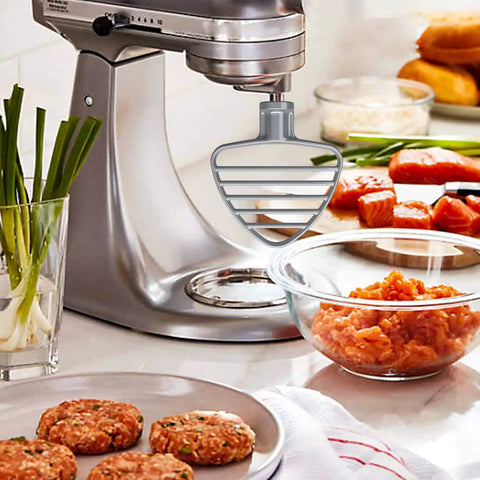 Flat Beater Attachment For 4.5 To 5 Quart Tilt Head Stand Mixers Replacement Pastry Beater for creamy batters with ingredients