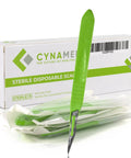 Disposable Scalpel Blades Pack Of 10 Sharp Tempered Stainless Steel With Plastic Handle Individually Wrapped Sterile No 11 for dermaplaning