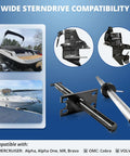 Heavy Duty Workhorse Gimbal Bearing Alignment Tool And Installation Puller For Boats, shown with stern drive compatibility images.