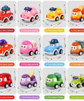 Safe Pull Back Cars Toy Set For Toddlers Ages 1 2 3 12 Construction Vehicle Cars Play Pack Educational Baby Toys