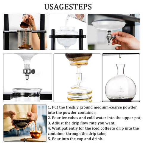 Step-by-step guide for Top Shelf Cold Drip Coffee Maker Chill Japanese Style Cold Brew Tower For Smooth Sipps And Weekend Vibes 1000 Milliliter.