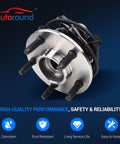 Front Wheel Bearing Hub Assembly 515003 4X4 Fits Ford Explorer 1995-2001, Ranger 2001-2009, with 5 Lugs and ABS