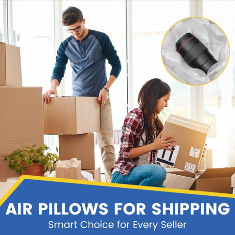 Bulk 800 Pack Air Pillows With Pump For Shipping And Moving Pro Grade Inflatable Packing Bags As Peanut Alternative Durable Bags