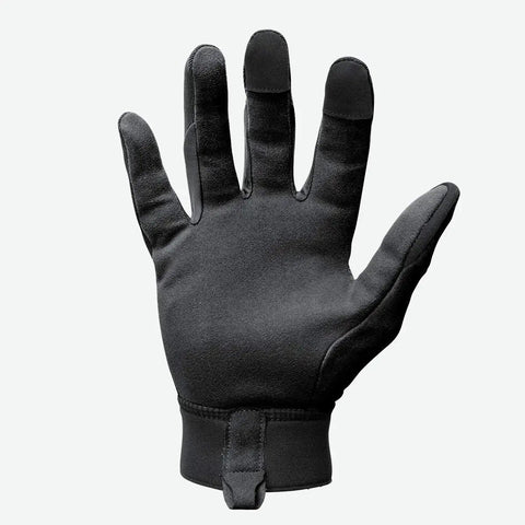 Technical Glove 2.0 Lightweight Work Gloves for Precision Grips Black Medium palm view with suede backed thumb