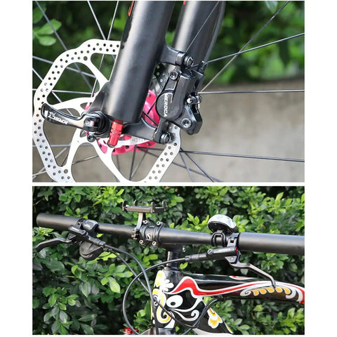Solid As A Rock Hydraulic Disc Brake Kit Front Mount 800mm Line Two Piston Caliper Locks Hard On 160mm Rotor on bike fork