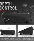 Foot Pedal Amp Control For TIG Welders with depth control, precise current control for TIG-200P, TIG-205P, YWT-200DC, side view