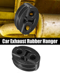 Cool Universal 13mm Muffler Exhaust Hanger Rubber Bushing Mount Bracket Kit With Two Holes For Tail Pipe Support And Insulator减震, black rubber exhaust mount installed on tail pipe