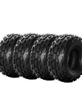 Go Kart Tire Set 145/70-6 Tubeless 4 Ply For Coleman CC100X CT100U Mini Bike 14x6 Wheels With 6 Inch Rim Replacement Tires 4 Pack