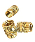M6 Brass Knurled Threaded Insertion Nuts For Plastic Molding And 3D Printing Heat Set Embedded Nuts Must Have Kit Pro Grade
