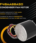 Image of Condenser Fan Motor Replacement for Your HVAC System Swap In 1 Quarter HP 208-230V 850 RPM 1-Phase Clockwise Lead End.