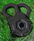 Snatch Block 12 Ton Heavy Duty Winch Pulley For Off Road Recovery E Coated Black Finish on grass