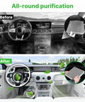 Interior car view before and after using Engine Air Filter For 2021 To 2026 Chrysler Grand Caravan V6 3.6L Gas