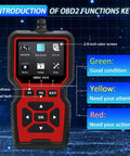 All Vehicle OBD2 Diagnostic Tool With Full Code Reading And Clearing, Engine Light Reset, Live Data Stream, IM Readiness, VIN Retrieval interface