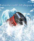 Ultra Flexible 12 Gauge 2 Conductor Silicone Wire Red Black 200C 600V For LED Strip Extensions on icy backdrop