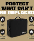 Fireproof Document Safe Bag With Lock For Home Travel And Office Water Resistant Triple Layer Heat Shield Fits Laptop