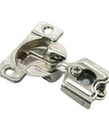 Two Pack Heavy Duty Self Closing Cabinet Hinges With Three Way Adjustment And No Sweat Screw Mount For Smooth Door Action In Tight Spaces Built Tough For Everyday Home Fix Ups, detailed view.