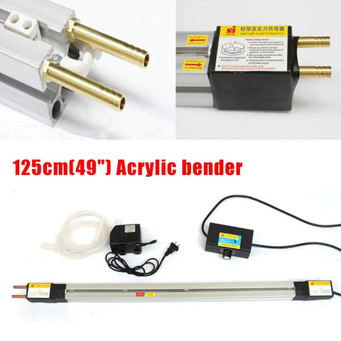 48 Inch Acrylic And Pvc Plastic Bender Heater Tool For Manual Bending Sheets 110V Aluminum alloy construction and heating elements visible.