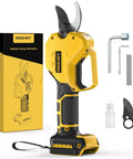 Yellow Electric Pruning Shears For 20V Max Battery Brushless Cordless Branch Cutter Pruner With 1.4 Inch Cut Capacity