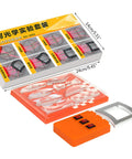 Slick Physics Optics Lab Kit With Adjustable Three Way Light Source And Heavy Duty Convex Lenses Plus Prisms For Knockout Science Projects and Classroom Ready Learning Gear in packaging.