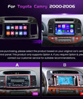 Toyota Camry 2000 2006 Android Car Stereo With 9 Inch Touch Screen CarPlay Android Auto Plug And Play GPS Bluetooth Wi Fi Dash Kit