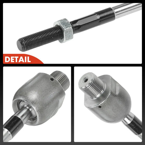 Front Inner Tie Rod End For Subaru Fits B9 Tribeca 2006 2007 Impreza WRX STI 2008 2011, threaded steel detail