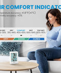 Indoor Outdoor Wireless Thermometer With Ultra Large Bold Display 24 Hour 48 Hour All Time High Low Readings Easy Setup For Nursery Home And Office Temperature Monitoring For The Fam on table