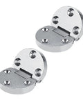 Tough As Nails Heavy Duty Zinc Alloy Table Flap Hinges 2 Pack Self Supporting Folding Hinge for flap tables and oval furniture hardware